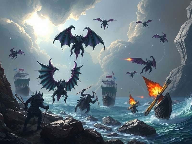 Morjim Overlords Frenzy Coastal Battle Scene